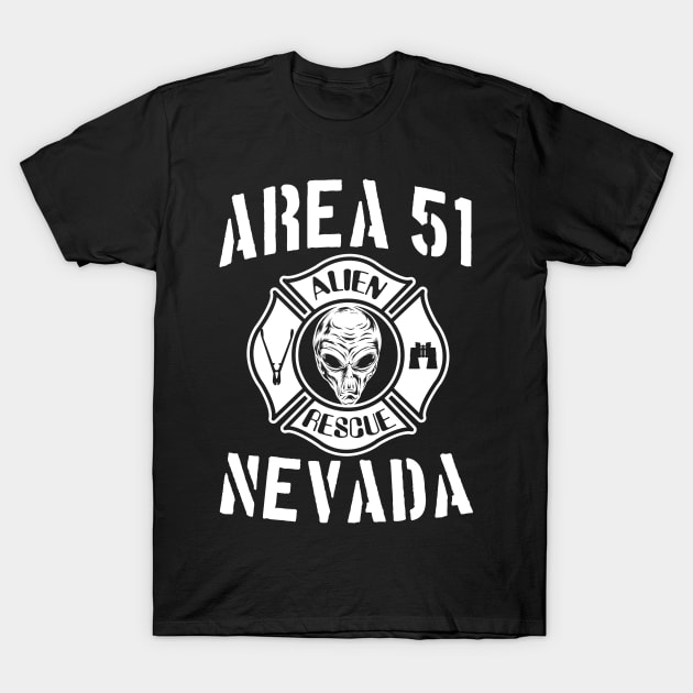 Area 51 Alien Rescue T-Shirt by Styleuniversal